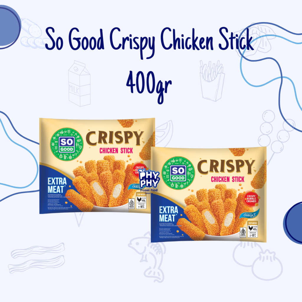 So Good Crispy Chicken Stick 400gr | Chicken Nugget | Nugget Crispy | So Good Crispy Termurah