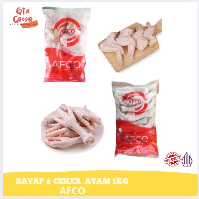 

SAYAP DAN CEKER AYAM BERSIH 1KG HALAL