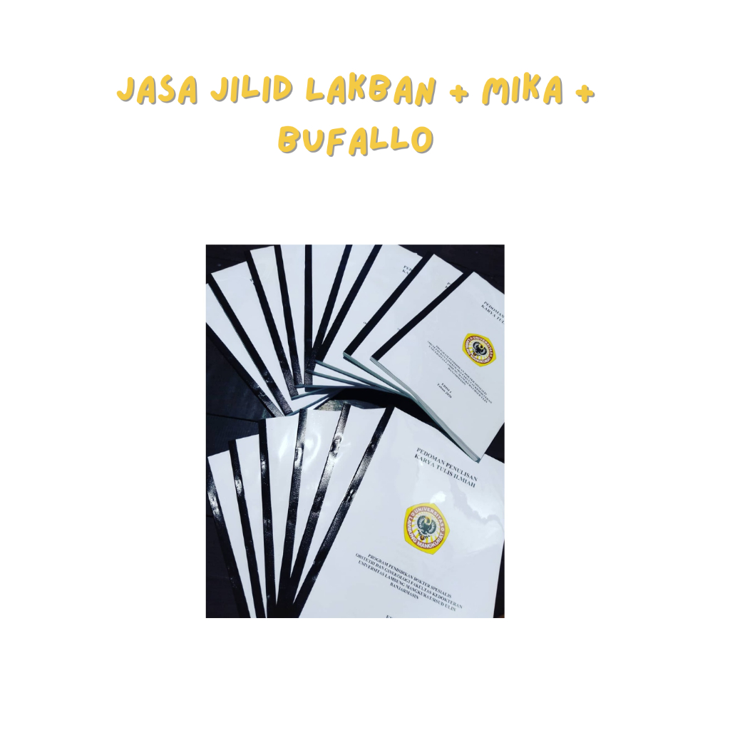 

Jasa jilid lakban