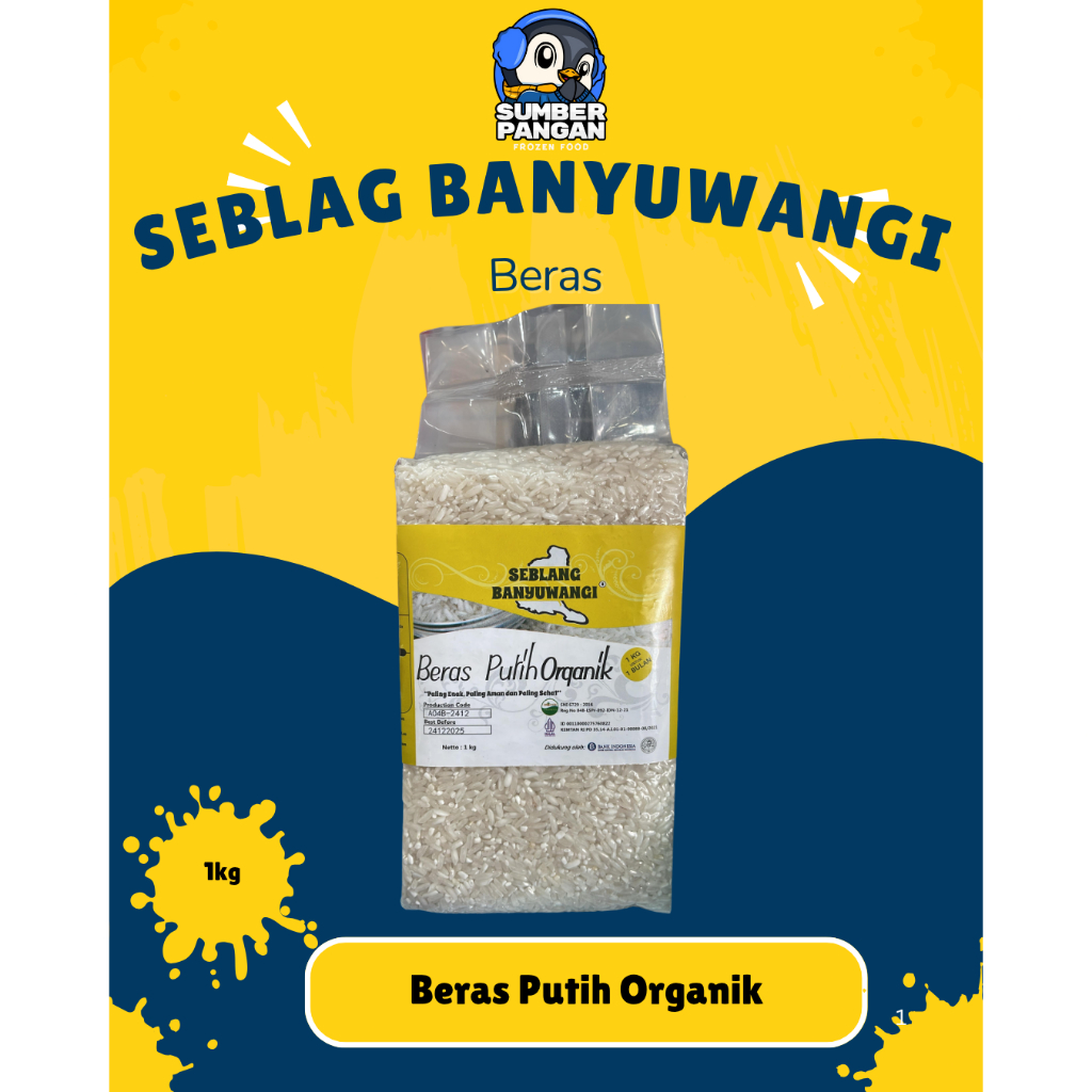 

Beras Putih Organik,Beras Merah Organik,Beras Coklat Organik 1kg