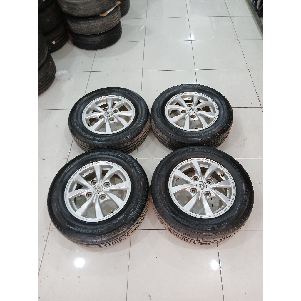 VELG MOBIL BEKAS COPOTAN AVANZA R14 PCD 4x114,3 BUAT XENIA KIJANG AVANZA CARY FUTURA DLL
