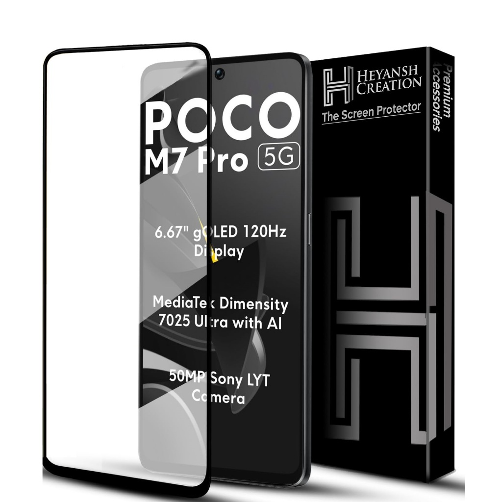2025 Tempered ORIGINAL LIST F CLEAR POCO M7 PRO M6 / X7 PRO X6 / F7 PRO F7 ULTRA F6 / C71 C75 Bening