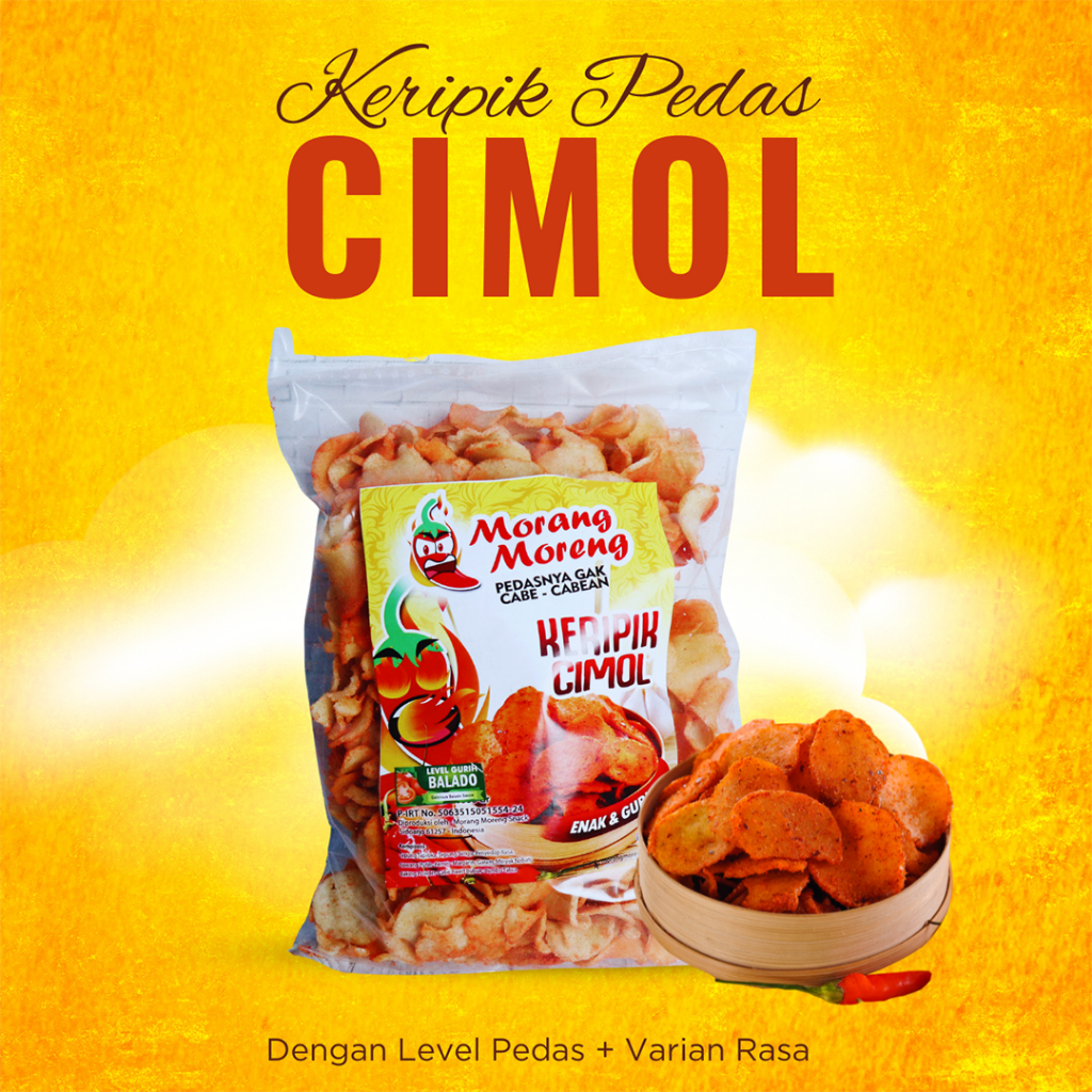 

Keripik Cireng Pedas Viral 250Gr Morang Moreng - Kripik Cimol Kering Aneka Rasa