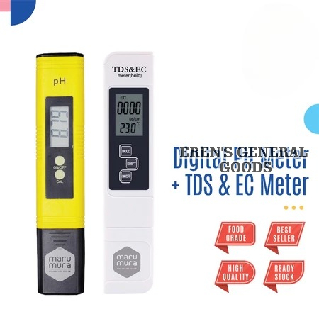 TERMURAH PH Meter Digital / Alat Pengukur Keasaman Tester Air Dan Cairan Akurat Tahan Lama