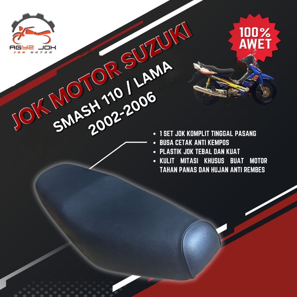 Jok motor smash 110 jok suzuki smash lama 2002-2006
