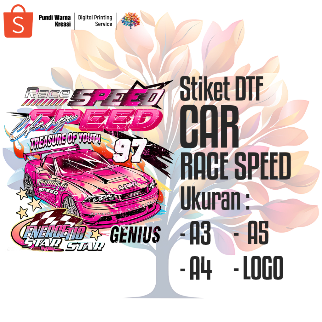 

Sticker DTF CARS - Race Speed (A3,A4,A5,LOGO)