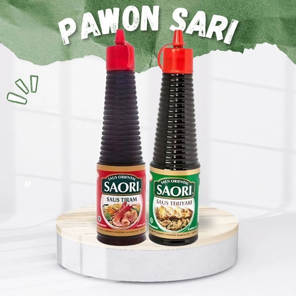 

SAORI botol 133ml varian saus tiram | saus teriyaki