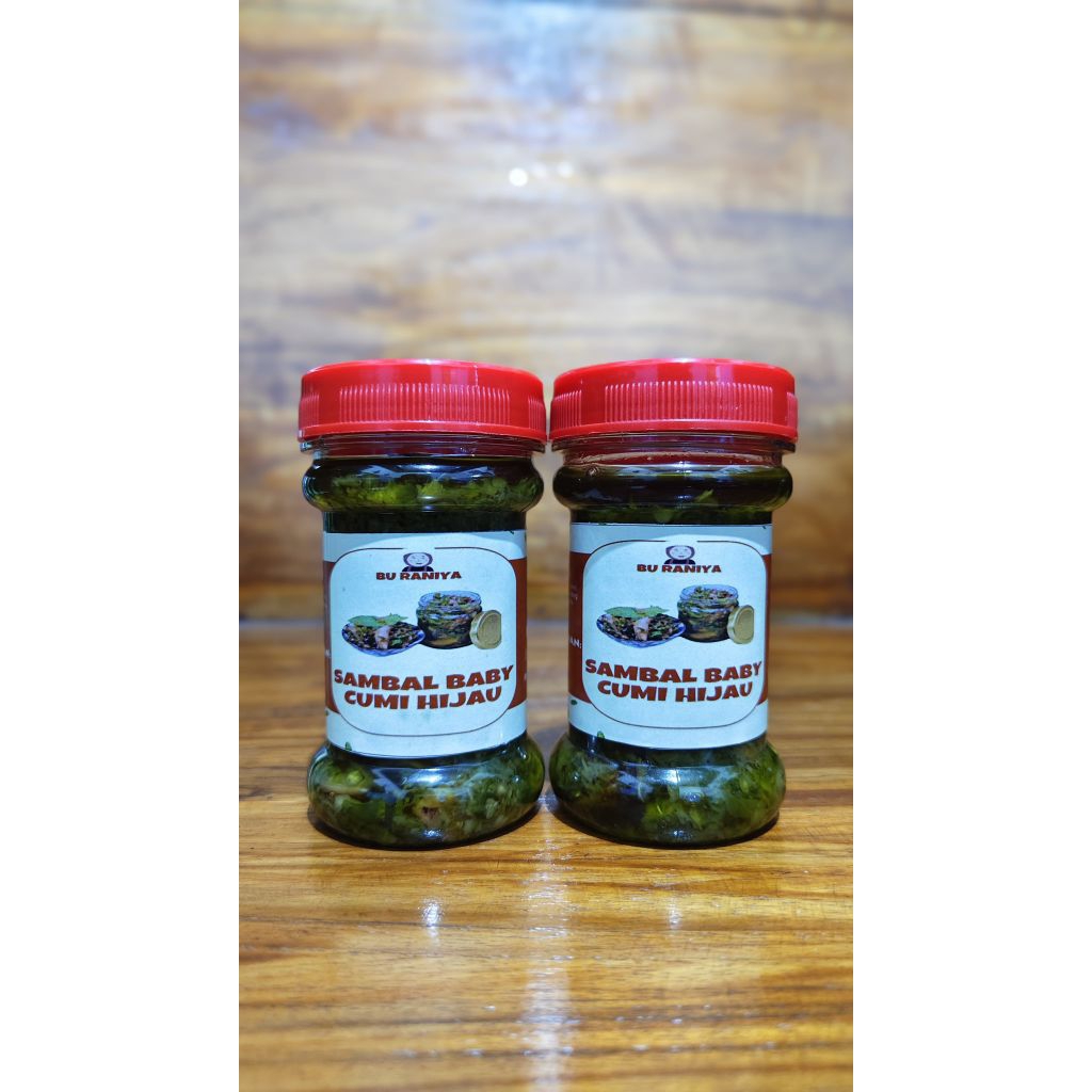

SAMBAL BABY CUMI HIJAU 150gr