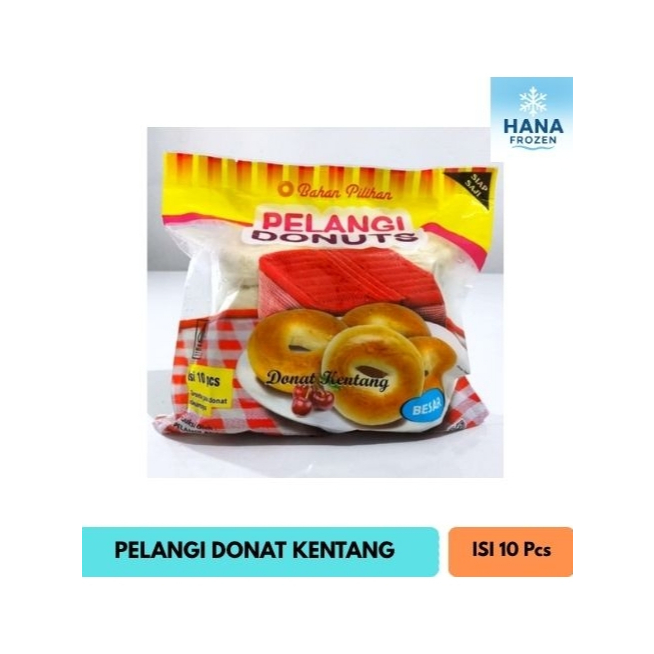 

PELANGI DONUTS, DONAT KENTANG ISI 10 PCS
