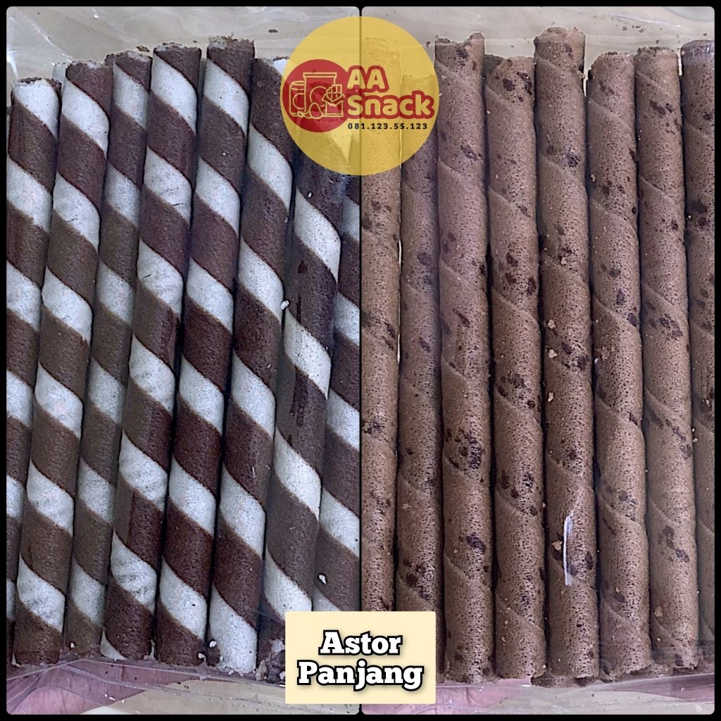

Aneka Astor (Belang Panjang/Coklat Panjang, Stroberi, Eggroll)