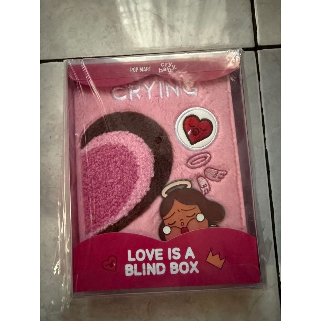 

POP MART CRYBABY TEARS SERIES ANGEL PINK NOTEBOOK