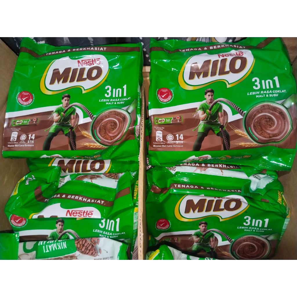 

Milo 3in1 saset 14stik(24 x 14stik x 33g)