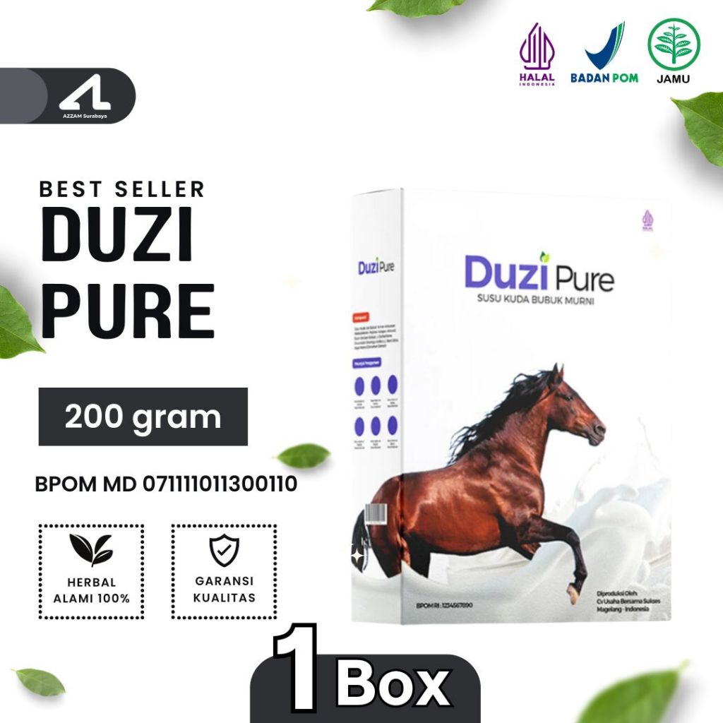 

Duzi Pure Susu Kuda Liar Sumbawa Asli 100% Obat Untuj Persendian Nyeri Sendi dan Tulang 200gram