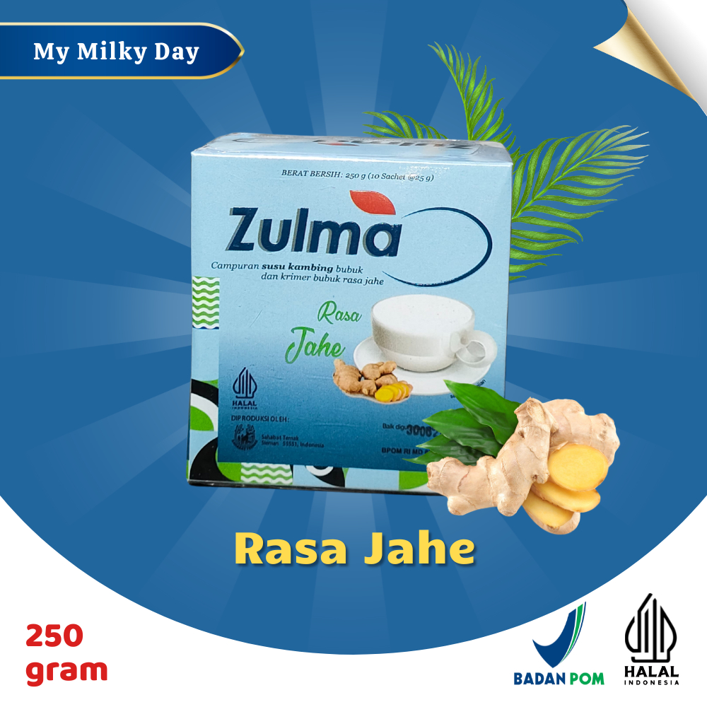 

Susu Kambing Etawa Bubuk Zulma dengan Jahe asli, Susu kesehatan tingkatkan imunitas