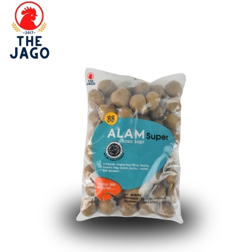 

Baso Super BB Isi 50 Urat Polos - Bakso Sapi Alam - Kemasan Vakum Higienis