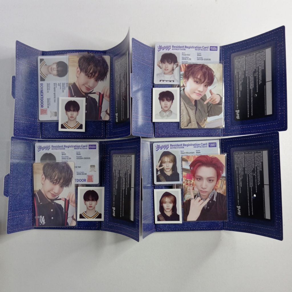 ALBUM BOYNEXTDOOR WVRSE TAESAN JAEHYUN WOONHAK SET UNSEALED NO GENRE OFFICIAL