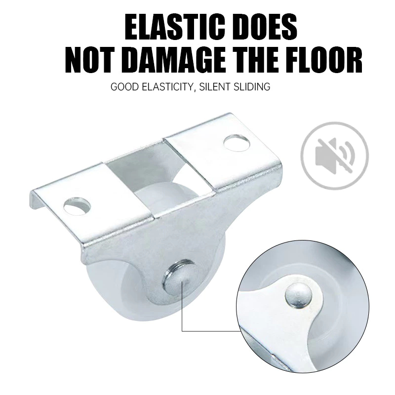 RODA TROLI KASTOR NYLON ETALASE 1 INCH MATI