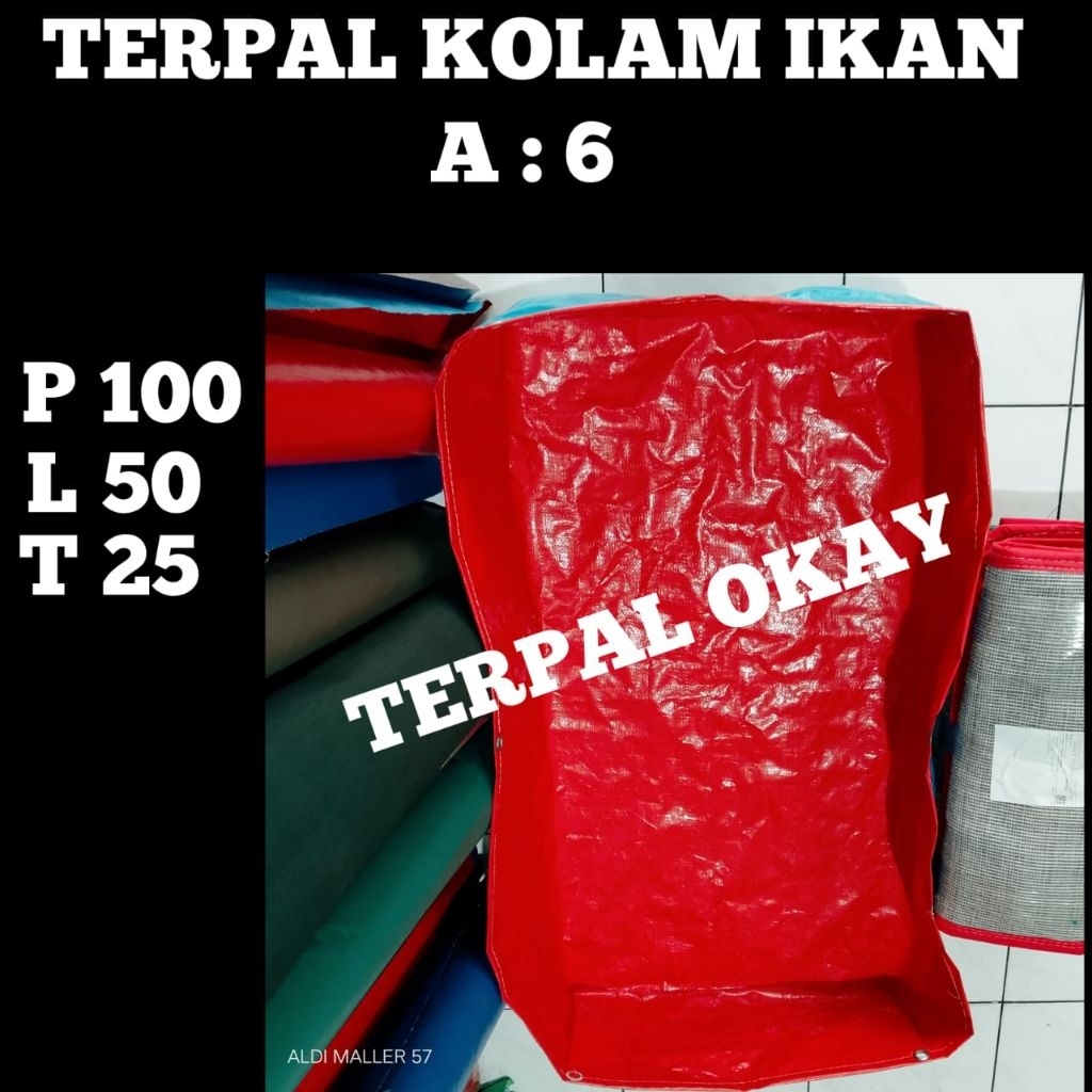 terpal plastik kolam ikan a6