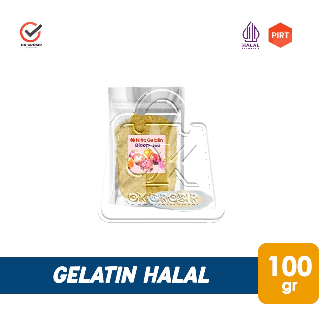

Gelatin Bubuk/ Gelatine Powder (100 gr) HALAL