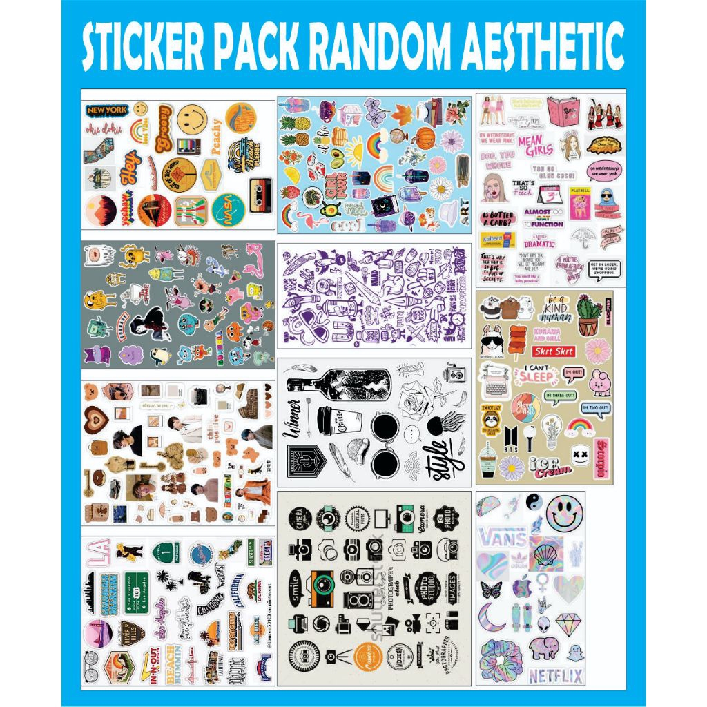 Stiker Pack Aesthetic cute