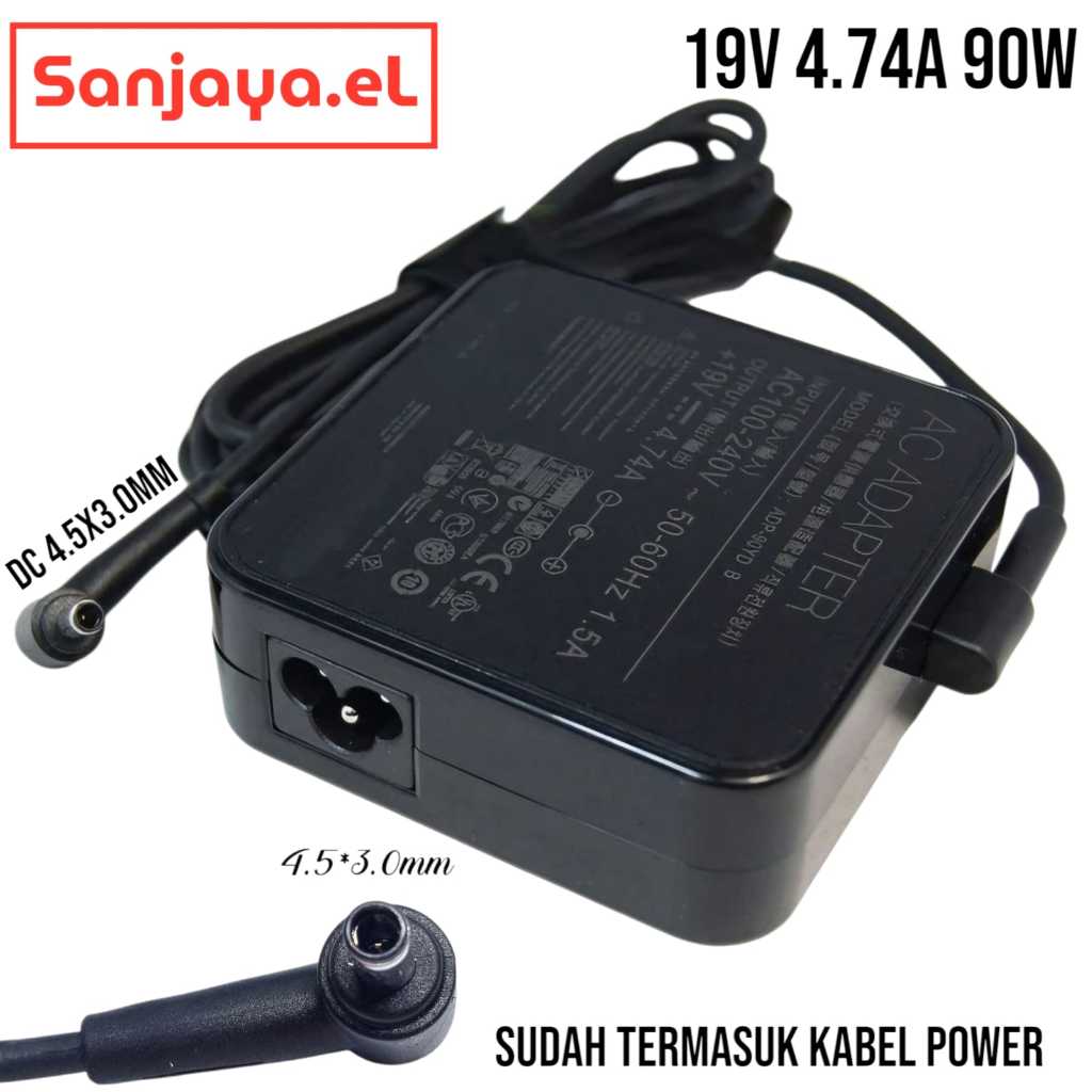 Charger Laptop MSI Modern 14 C11M C12M C13M C7M 19V 4.74A 90W