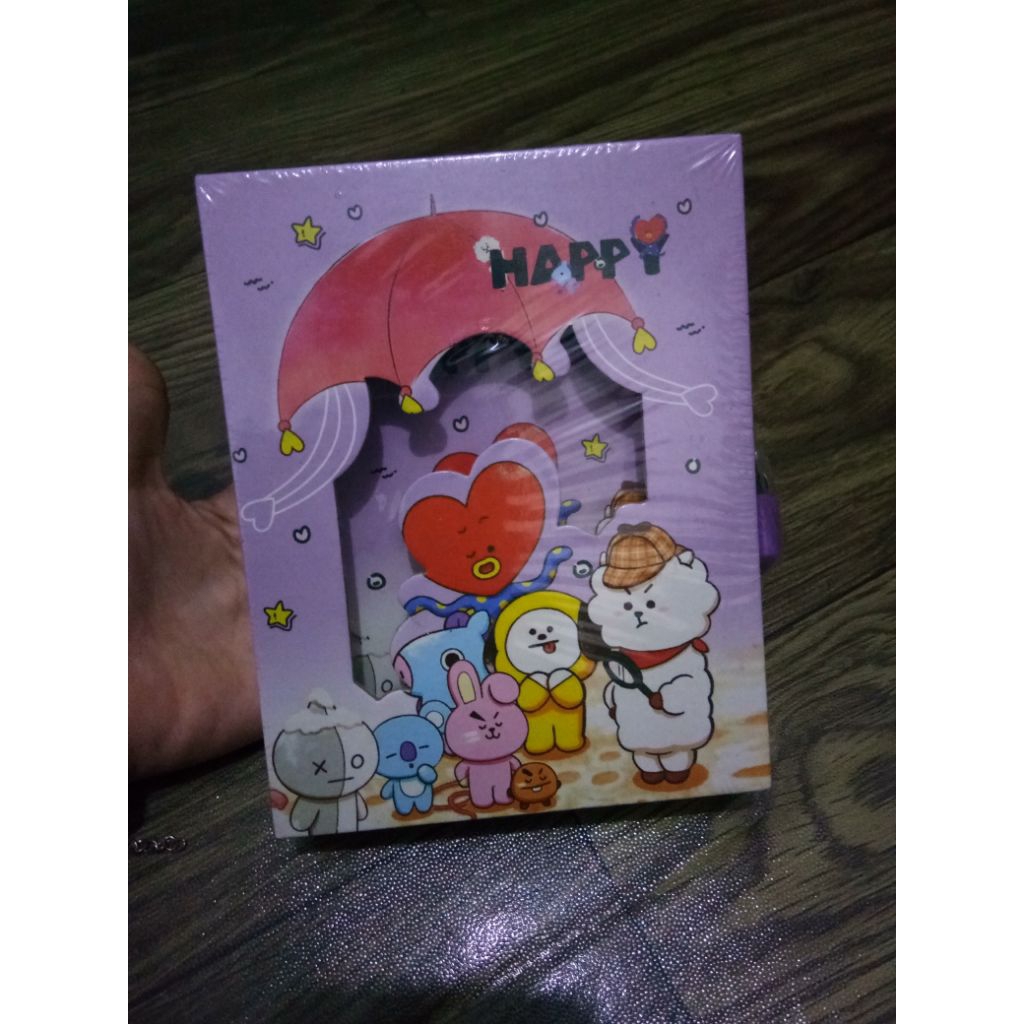 

buku diary bt21 & bear dapet 2