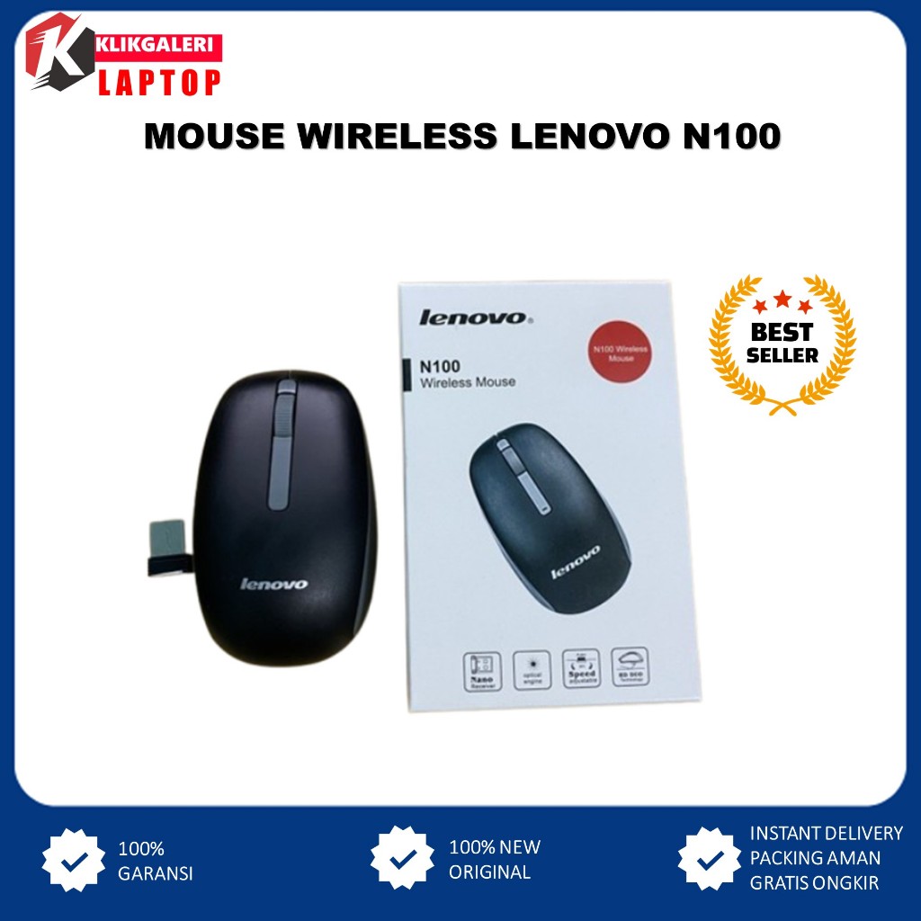 (FREE) MOUSE WIRELESS LENOVO KHUSUS PEMBELIAN LAPTOP LENOVO DES