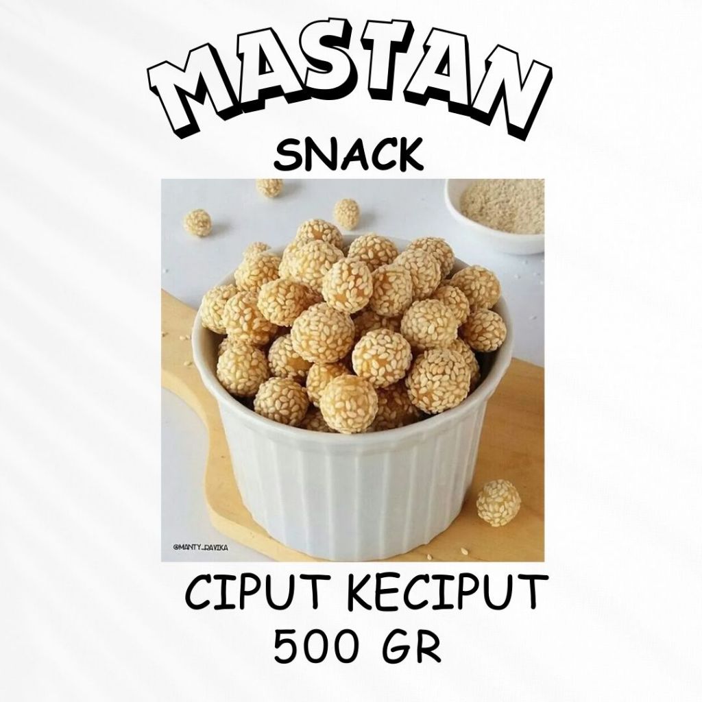 

[500gr] Ciput Wijen Jadul Nenek Kue Kering Onde Onde Mini