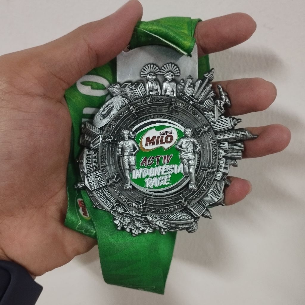 Medali Milo Active Indonesia Race 2023 Finisher 5K