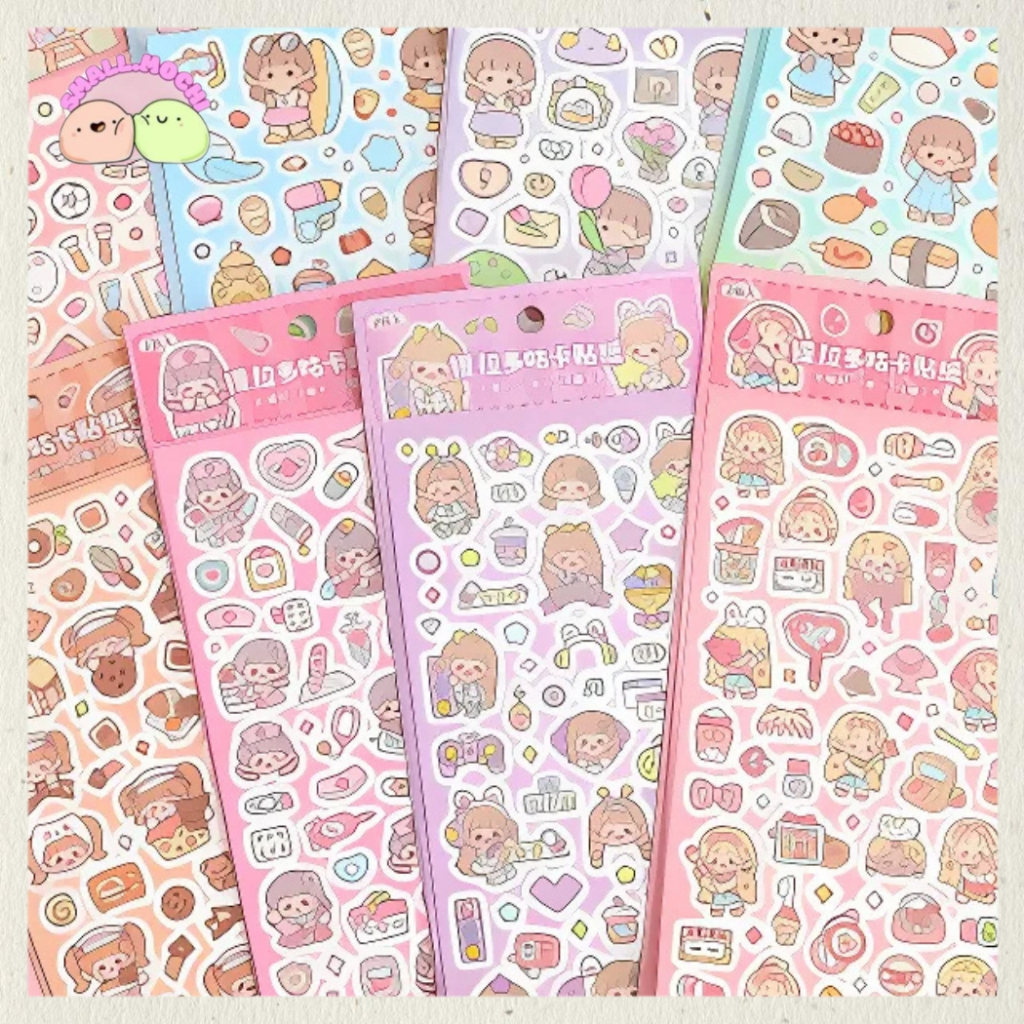 

1 Pack Stiker 2 Lembar Decor Gantungan Acrylic Case Holder Notebook Diarybook Laptop Casing Hp Botol Minum Best Seller TLD135