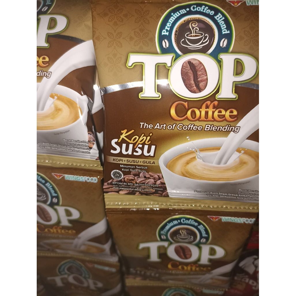 

TOP COFFE KOPI SUSU 1 RENCENG 12pcs