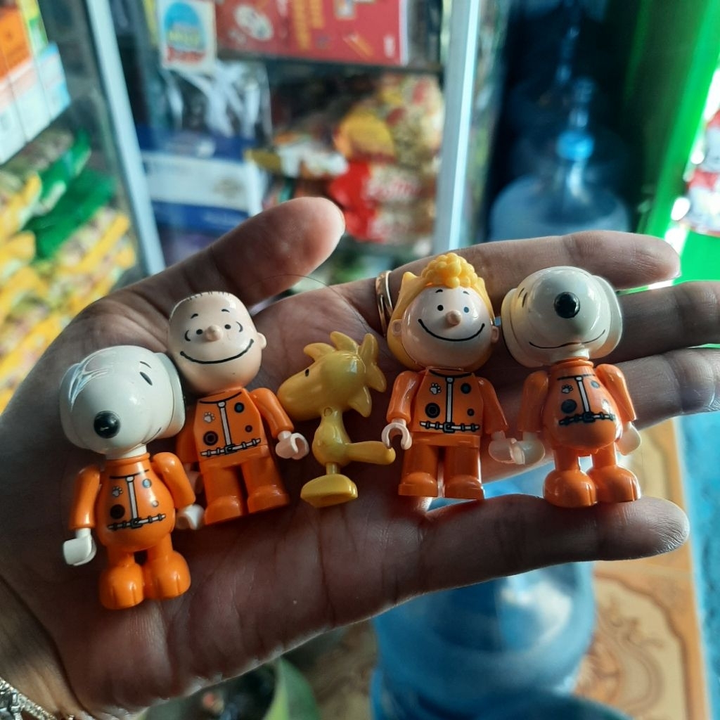 figur snoopy nasa lego miniso pnts