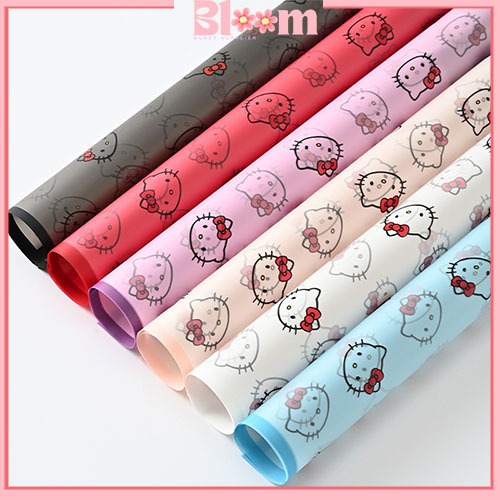 

Flower Wrapping Paper Varian List Kertas Buket Bunga kartun Hellokitty Cellophane KB81