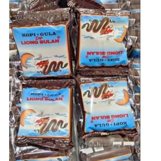 

Kopi liong+gula 1renceng isi 10bungkus/kopi liong bulan