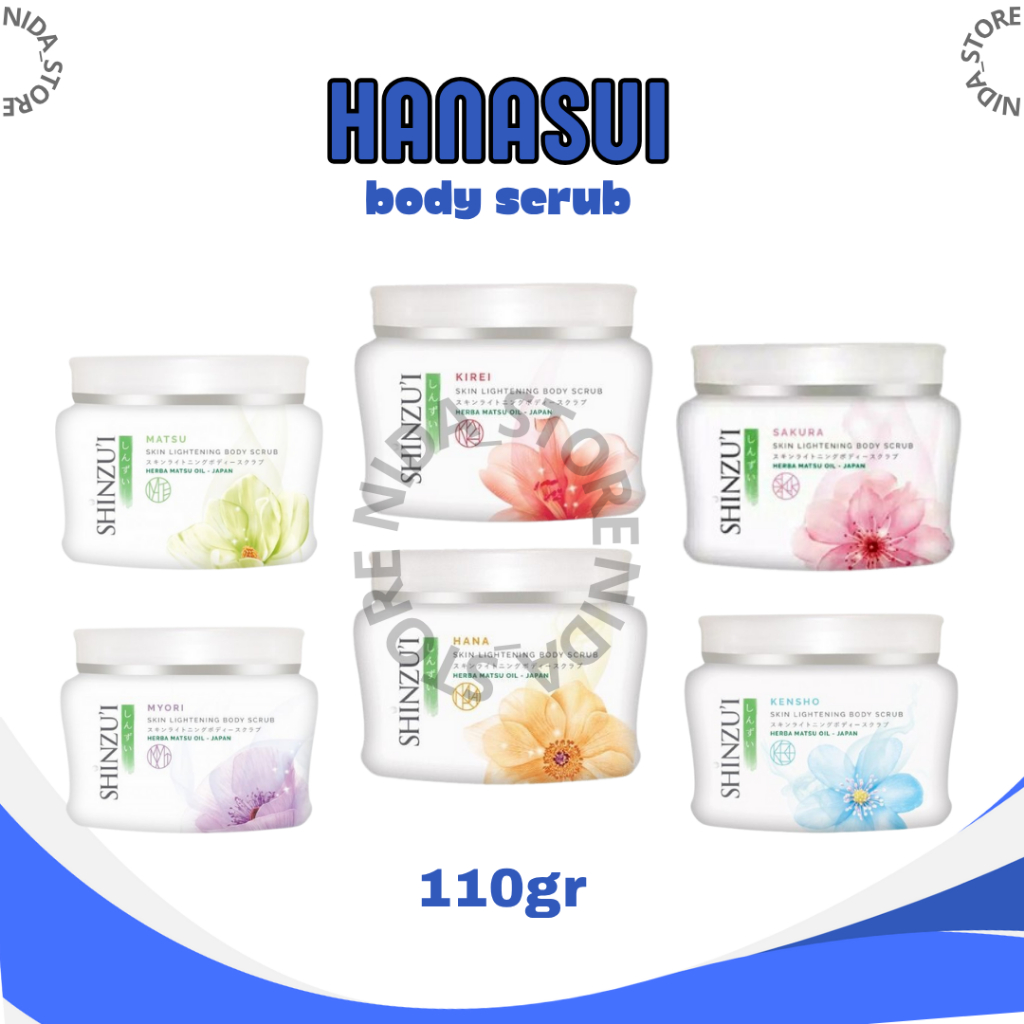 Shinzui body scrub / lulur mandi shinzui angkat sel kulit mati dan mencerahkan kulit - 110gr