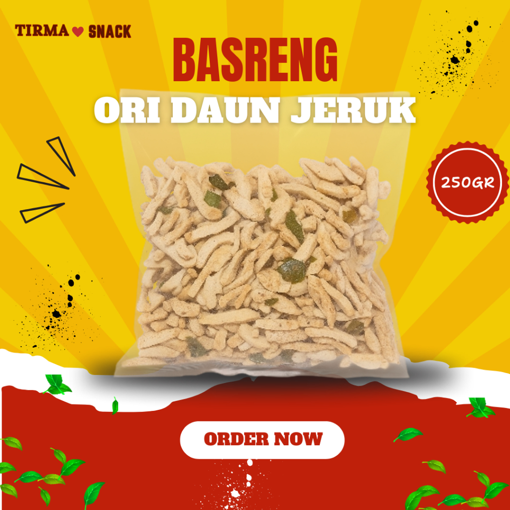 

Basreng Ori Daun Jeruk 250gr | Cemilan Empuk, Gurih & Renyah