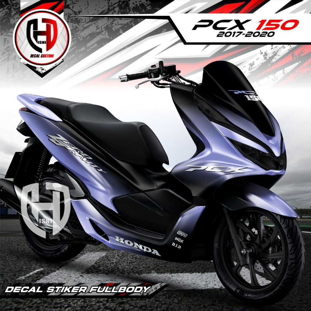 TERBARU Decal Stiker PCX 150 Fullbody Stiker Variasi Dekal PCX 150 2017 2018 2019 2020 Fullbody