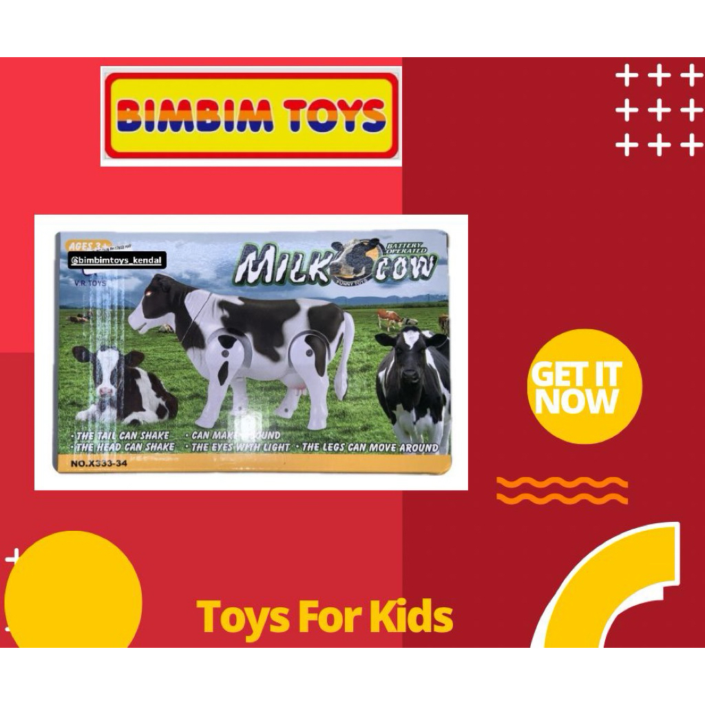 MAINAN SAPI BO BERGERAK, MILK COW PR-1760