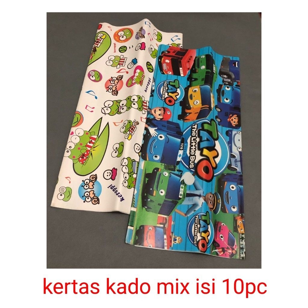 

10pc mix kertas kado sesuai gambar