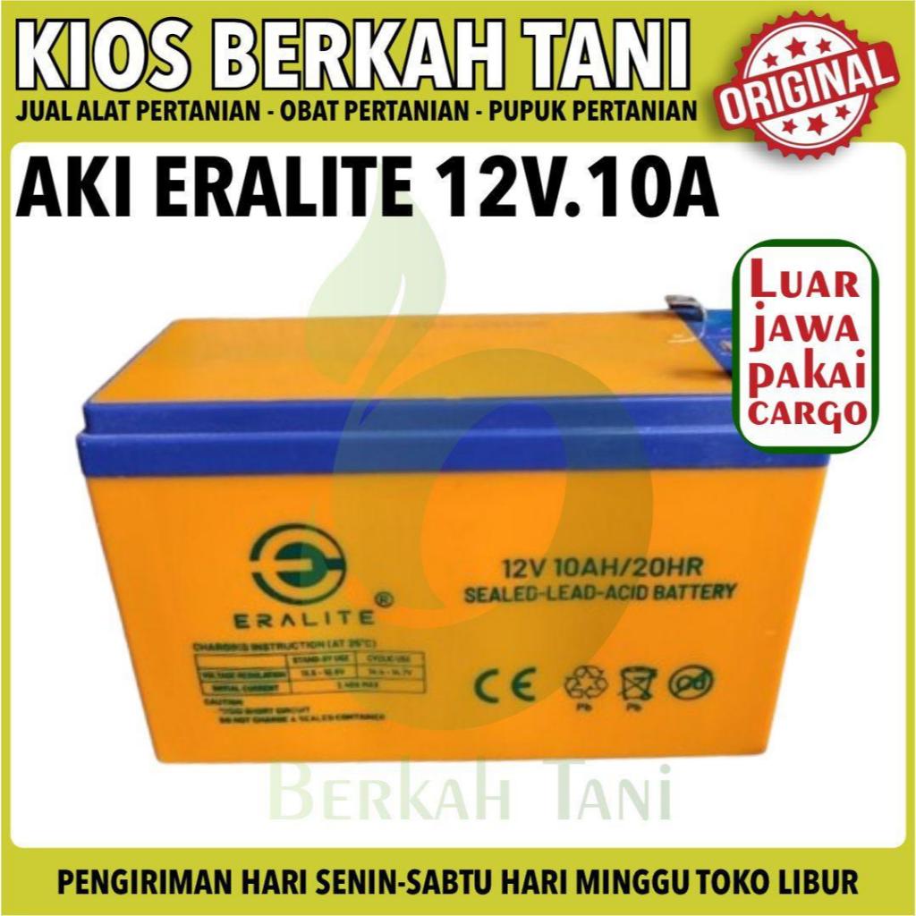 Aki Battery Baterai UPS stabilizer Sprayer Elektrik 12V 10AH 12 V 10 A AH Ampere Eralite
