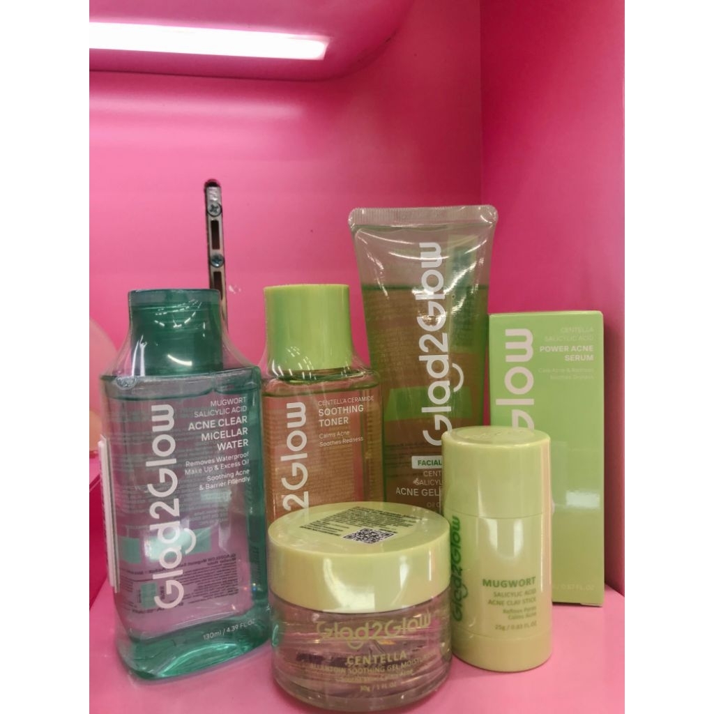 GLAD2GLOW/PAKET GLAD 2 GLOW SERIES/PAKET SKINCARE G2G