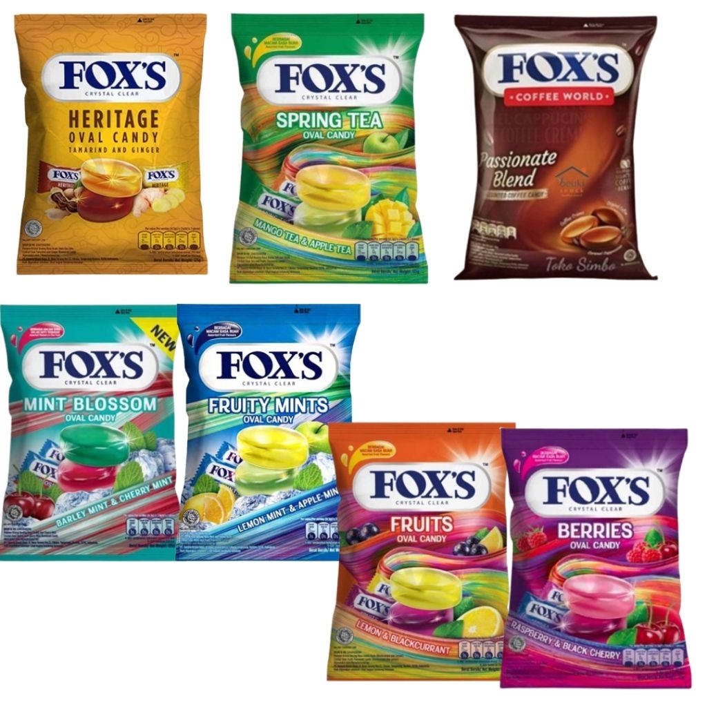 

Permen Fox's Oval Crystal 125 gr