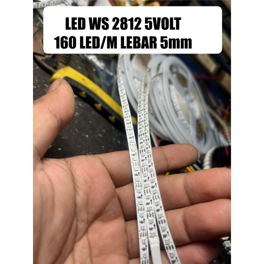 LED STRIP RGB 5MM 160LED/M 5 VOLT LED ALIS