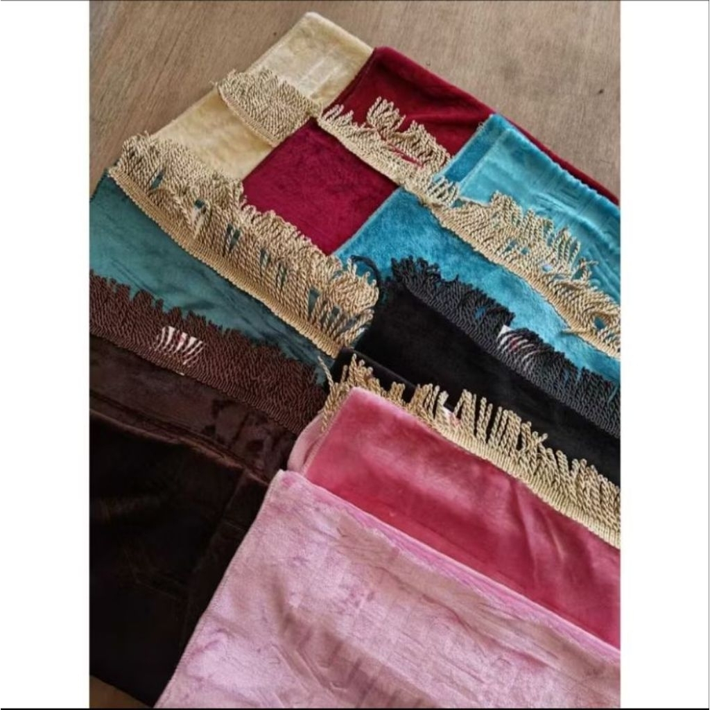 SAJADAH TIPIS MODEL HANDUK HALUS LEMBUT UK 70X110
