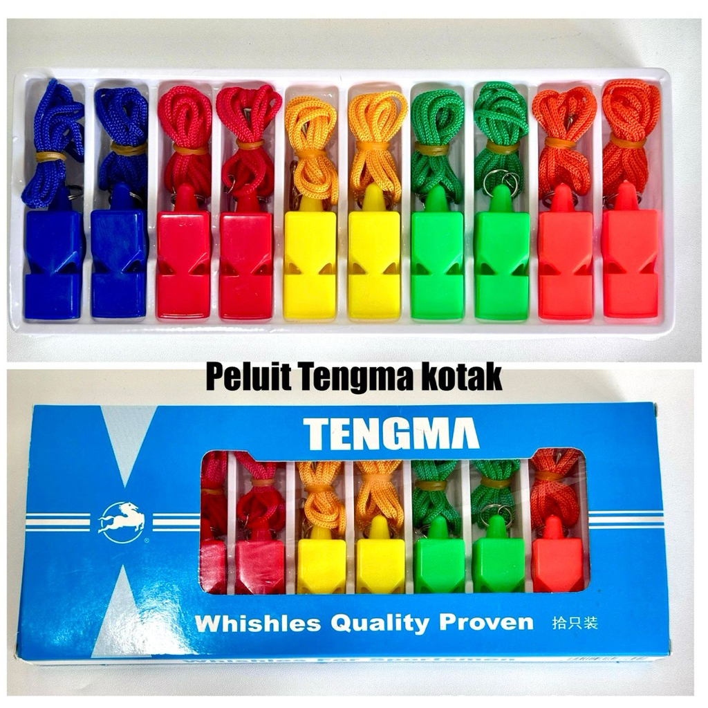 [10 PCS] Peluit Tengma / Peluit Wasit / Peluit Satpam / Peluit Serbaguna