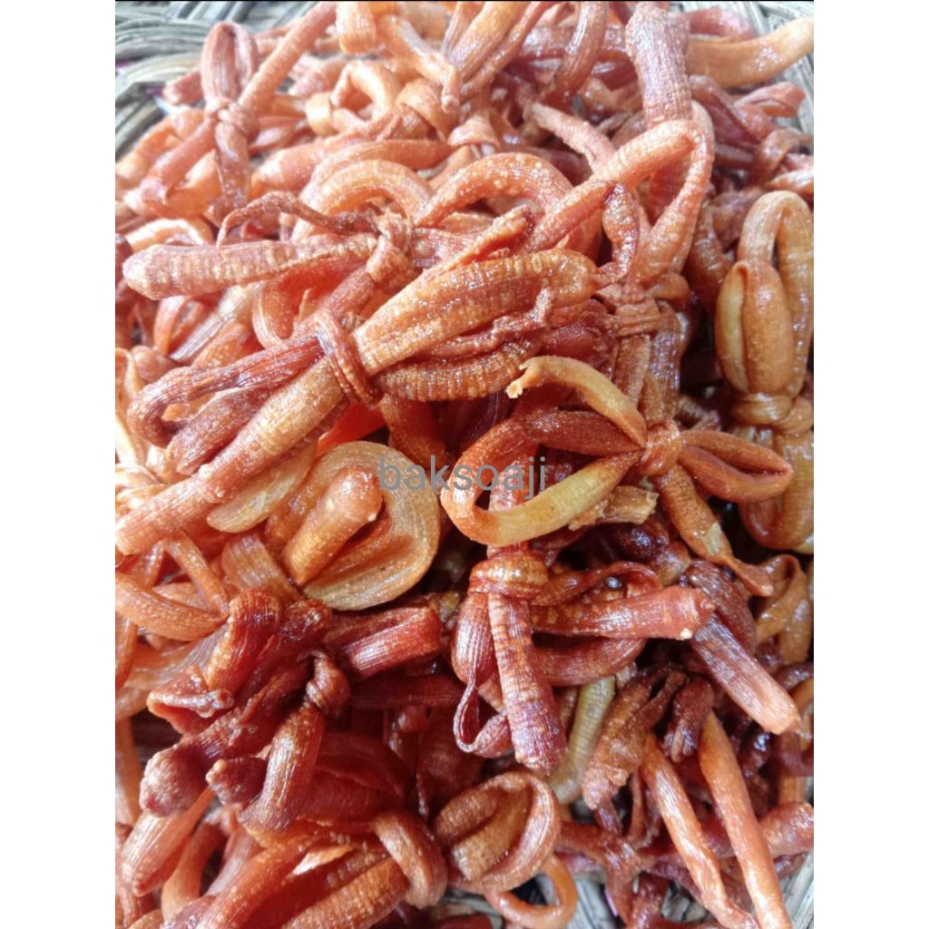 

wak wak goreng/cacing laut goreng/sa chin goreng