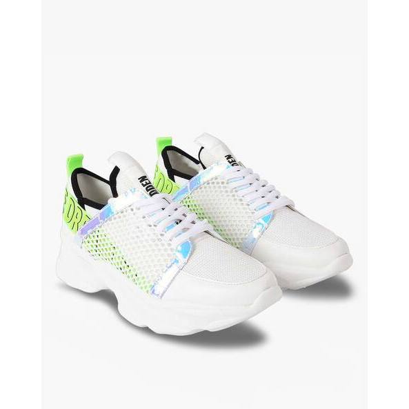 Steve Madden Neon Hologram Sneakers