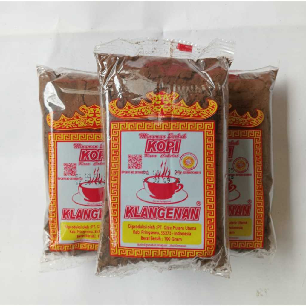 

Kopi Bubuk Robusta Lampung Klangenan Kemasan 100gr