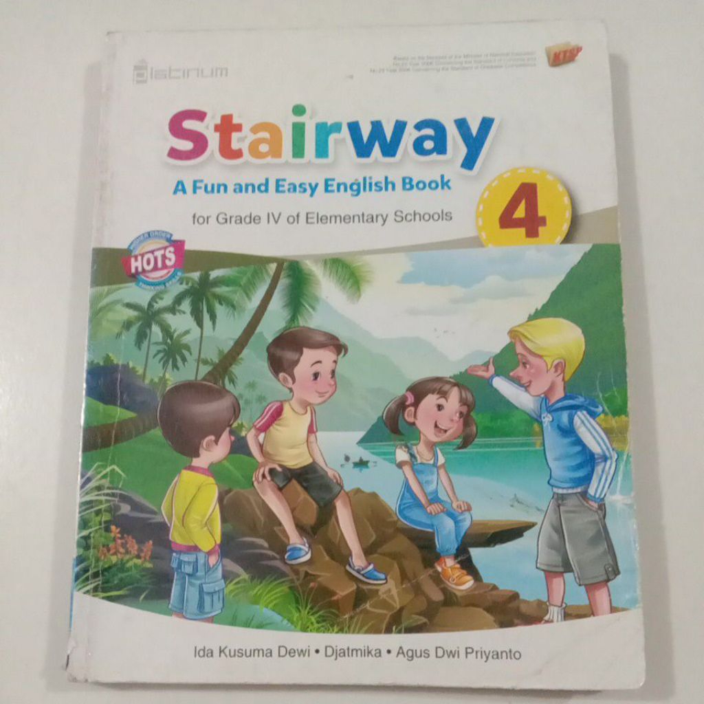 Stairway A Fun And Easy English Book For SD Kelas 4 KTSP HOTS - Platinum