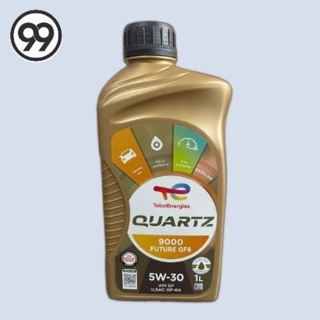 Total Quartz 9000 5w30 / Total Q9000 5w30 / Oli Total 5w30 Liter